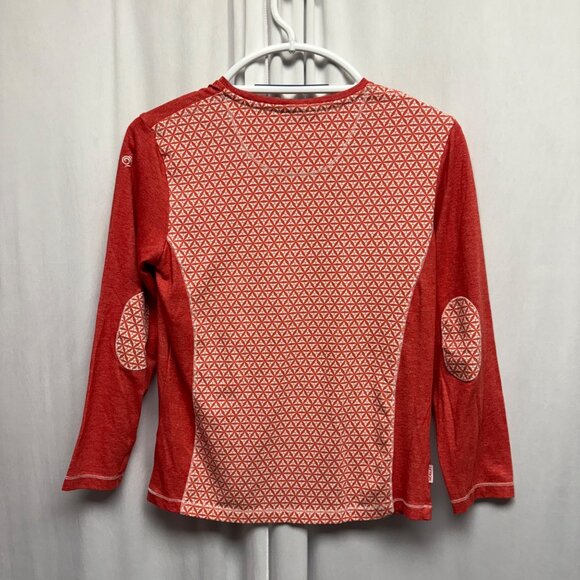 Craghoppers Insect Shield Long Sleeve Top Girls Age 11-12 Red White Outdoors - Picture 2 of 9